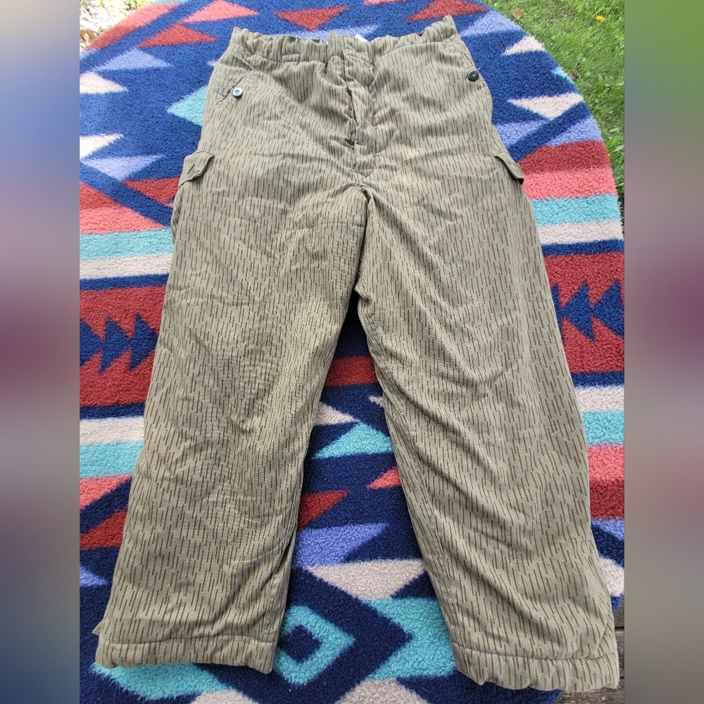 Sturm Handels Insulated Camo Pants Mens 32x26 Quilted Winter Hunting German